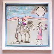 Girl and Donkey- Val du Charron