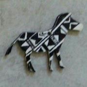 Zebra Fridge Magnet